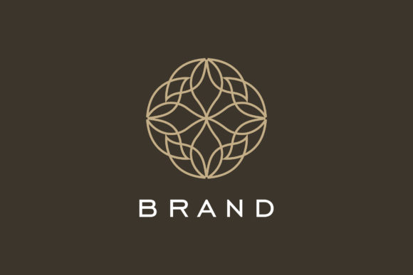 Abstract Floral Logo Design Template