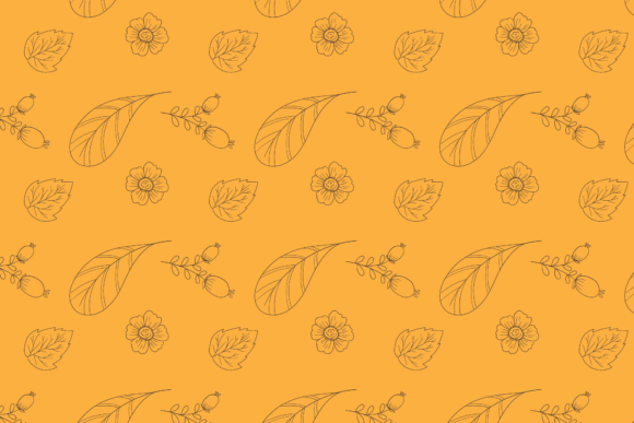 Floral Background Leaf Art Pattern