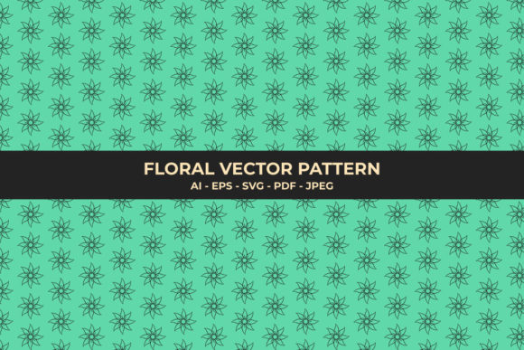 Floral Digital Paper Pattern Design