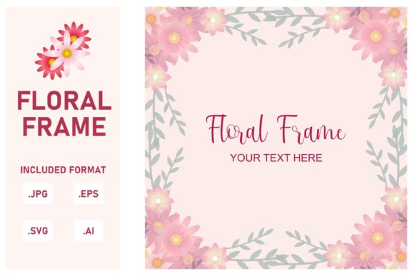 Floral Frame Vector Design