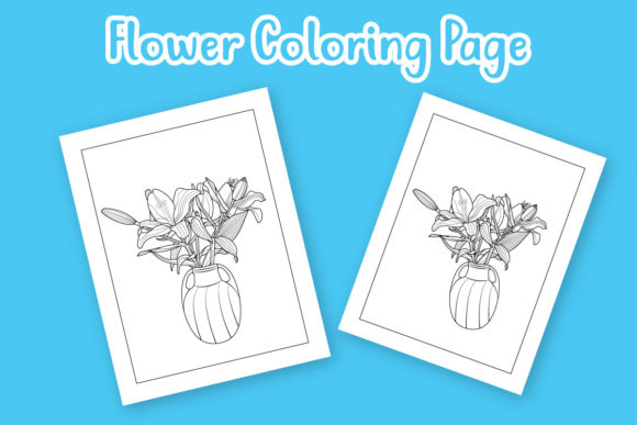 Floral Hand Drawn Flower Line
