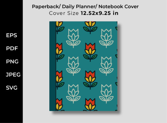 Floral Notebook Cover for KDP Interior