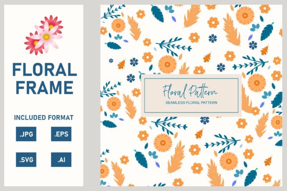 Floral Pattern Seamless Illustrations