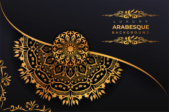 Mandala Background Floral Islamic Style