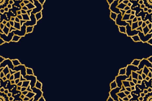 Mandala Background Floral Motif