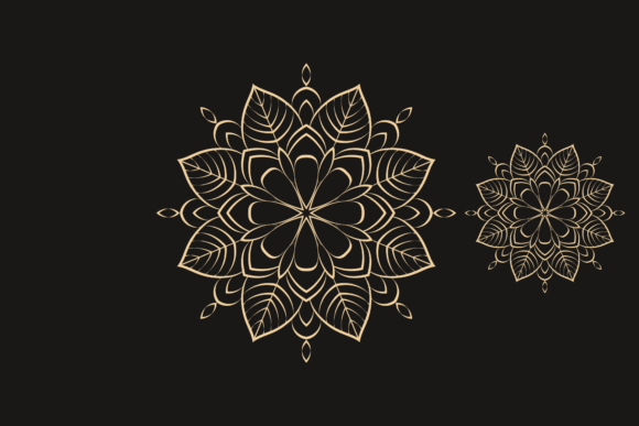 Mandala Pattern Floral Motif Elegant Art