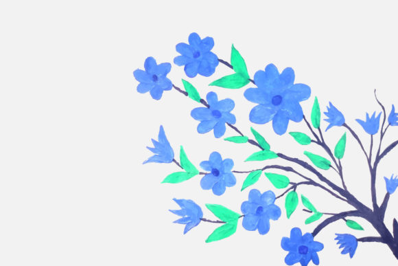 Watercolor Floral Design Elements